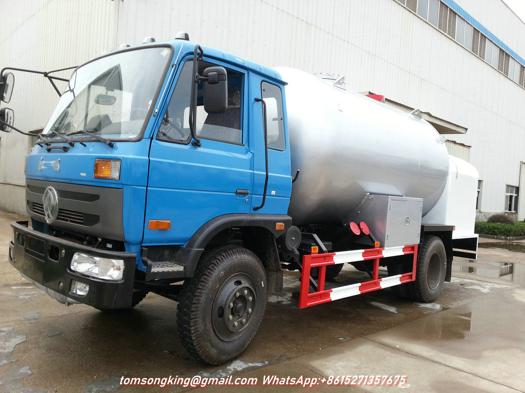 Dongfeng LPG Bobtail Tank Truck (Road LPG Tanker) Mounted with LPG Pump LPG Delivery Dispenser
