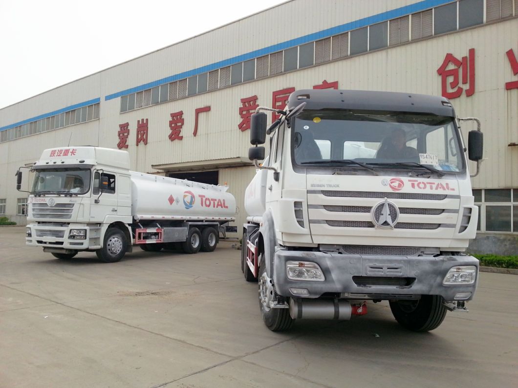 Beiben Fuel Bowser for Petroleum Oil, Gasoline, Petrol, Diesel Transportation with Pto Pump 25, 000L 12 Wheels (Diesel Bowser)