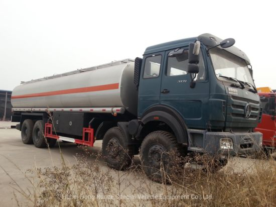 Beiben Offroad Diesel Tanker for Petroleum Oil, Gasoline, Petrol, Diesel Transportation with Pto Pump 30, 000L 12 Wheels (Fuel Bowser)