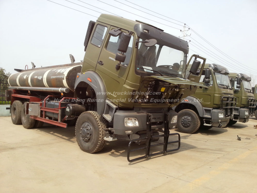 Beiben Trucks 2529 Fuel Bowser Tanker off Road All Wheel Drive 6X6.6*4. LHD. Rhd 2534.2538 for Petroleum Oil, Gasoline, Petrol, Diesel Transport