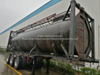 Customized Isotank 30FT Chemline Lined Tank for HCl, Naoh, Naclo, PAC, H2so4, Hf, H3po4, Nh3. H2O, H2O2 Solution
