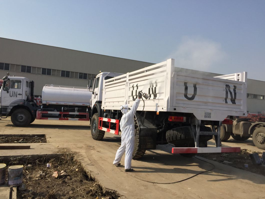 Beiben Truck 1629 Water Bowser Offroad Military 4X4 -4X2 Good for Rought Road Transport Drinking Water Steel Tank Inner Lined Plastic