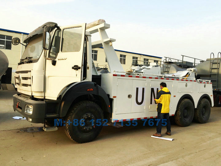 Beiben Recovery Trucks 10 Wheels 25t Wrecker 2529, 2534, 2538