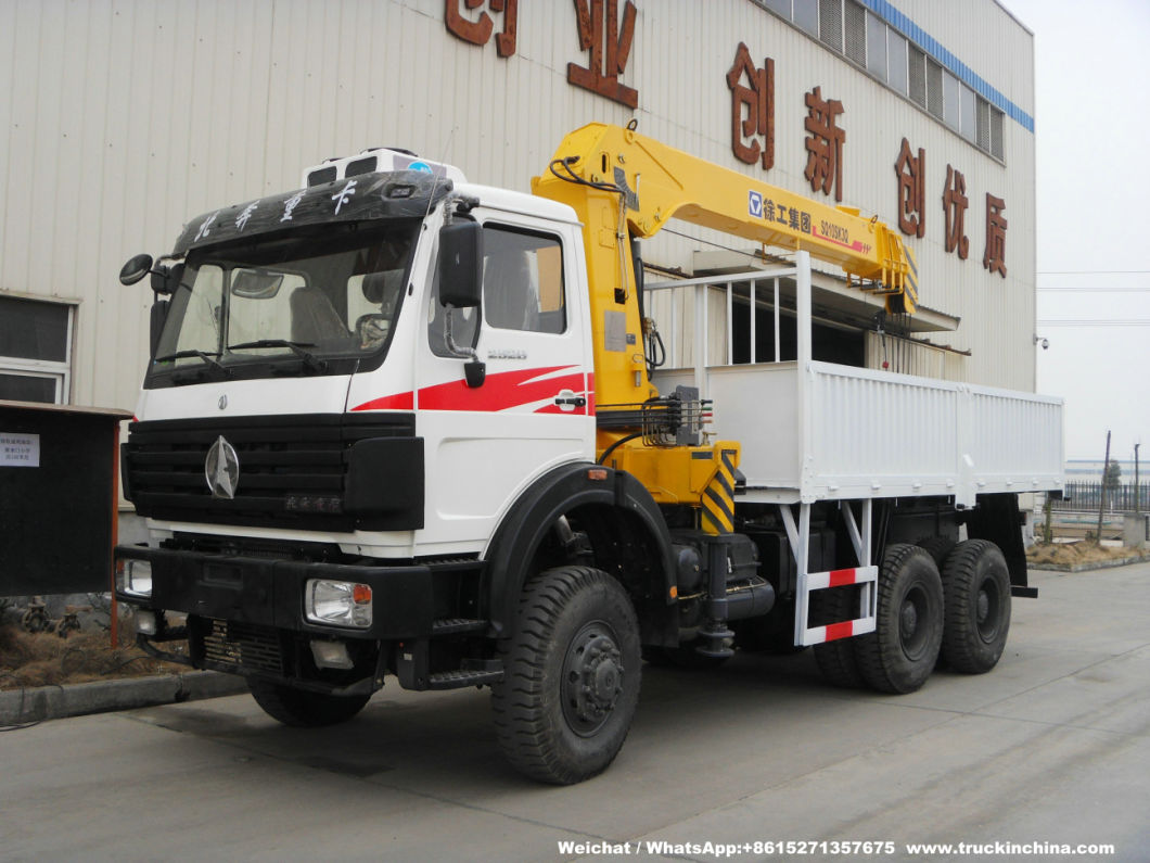 Beiben off Road Crane Truck with 10t Telescopic Boom (6X6 Trucks Mounted Crane)