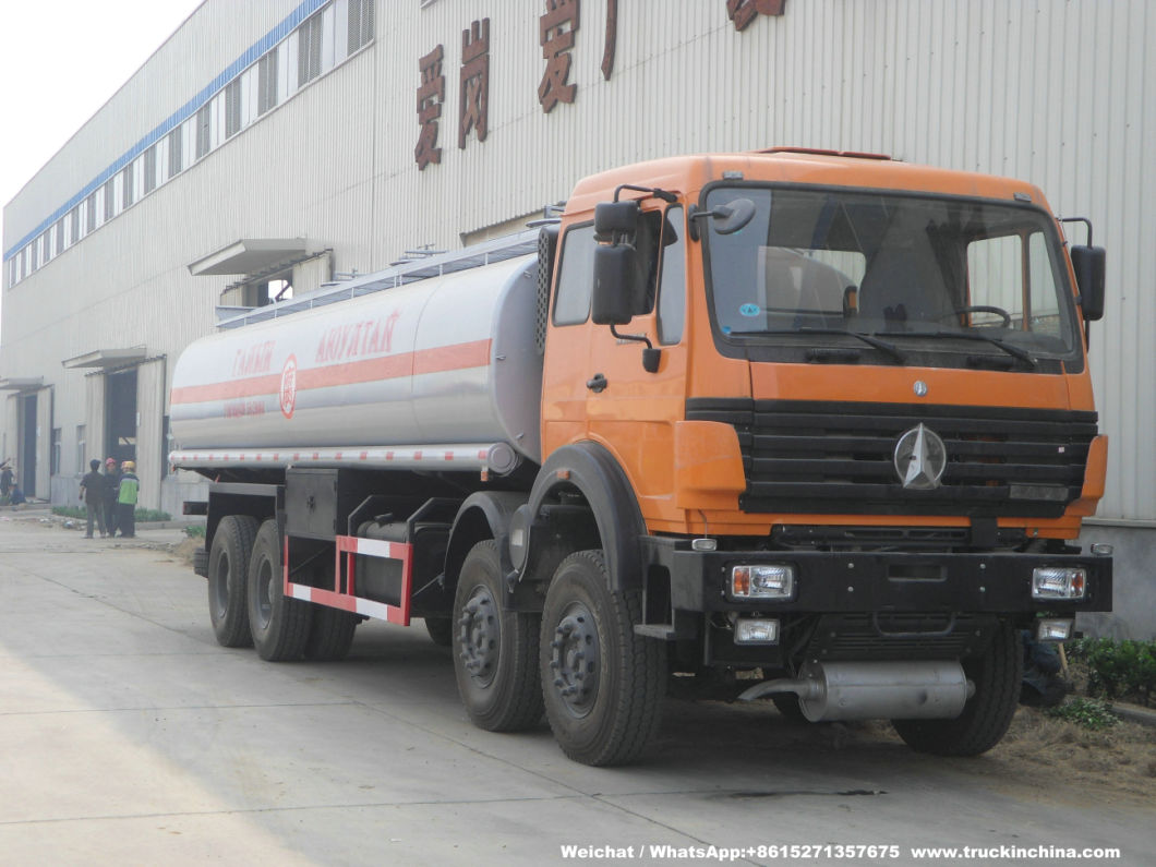 North Benz Tanker 33000 Liters Fuel Oil Tank Truck (8X4 Mobile Refueling Tanker)