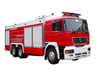 Shacman F2000 All Wheel Drive 6X6 Water Foame 6+1.77 Tank Fire Truck