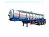 Sulfuric Acid Tanker V Shape Tank 22, 000liters Loading 99.8% H2so4 Transport 40 Ton
