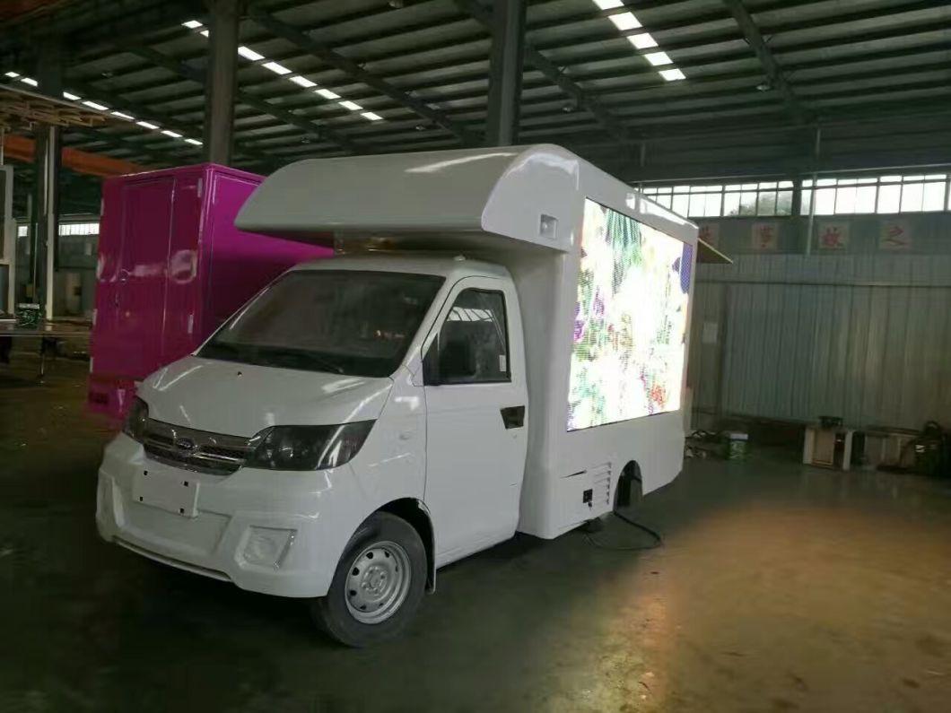Mini P4 LED Display Truck Foton LED Billboard Van