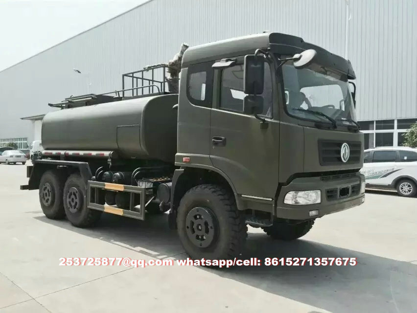 Dongfeng 6wd off Road Spray Water Sprinkler Truck 9tons (6X6 Tanker Bowser with Pump)