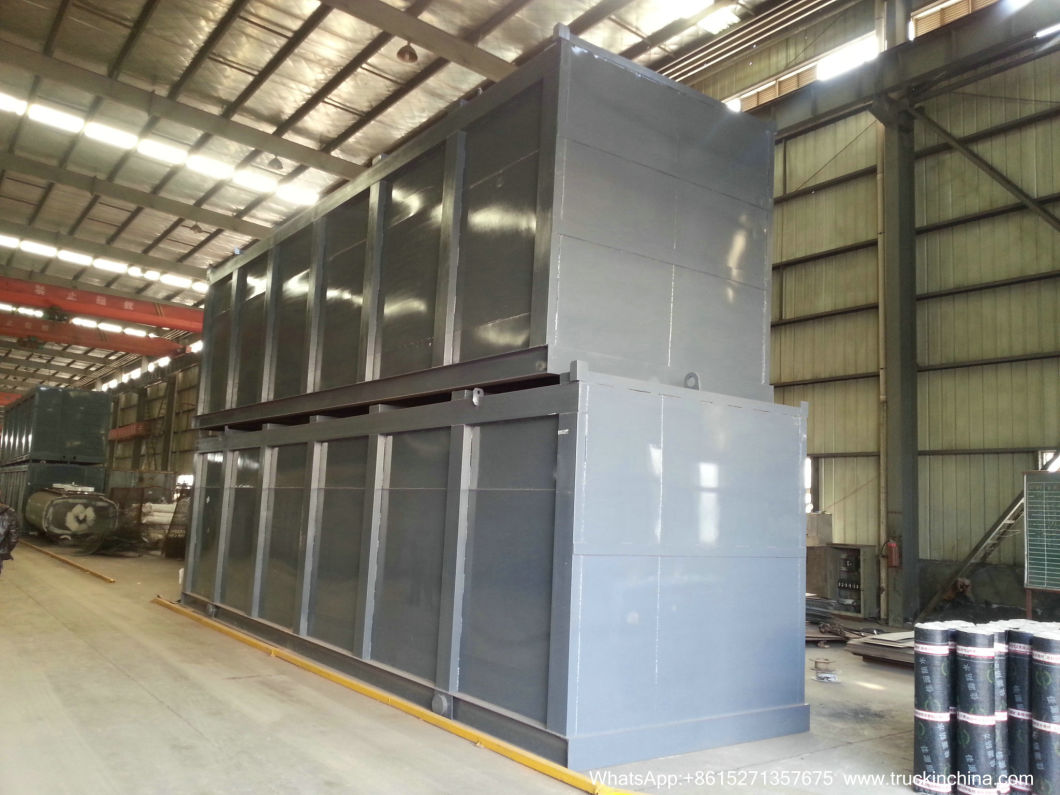 Skid Acid Storage Tank for Oil Fied Chemical Contain Hydrochloric Acid 60cbm 500bbl