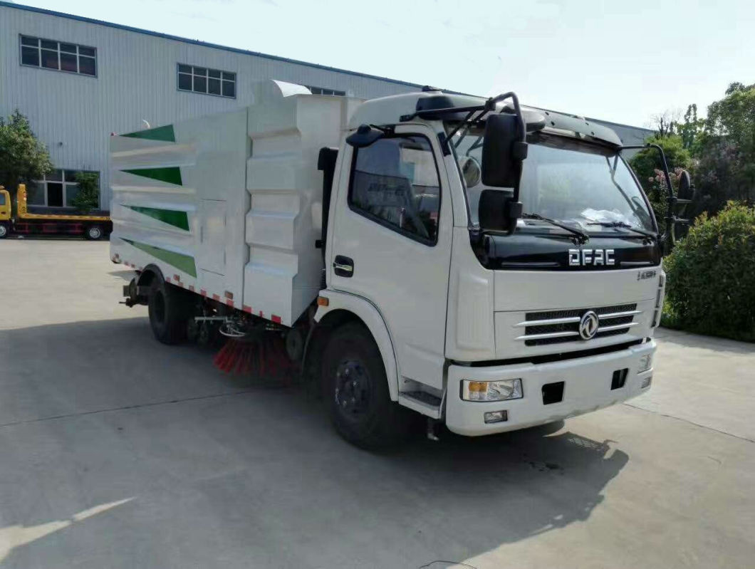 Righ Hand Drive Road Sweeper Truck 5.5m3 Stainless Steel 304