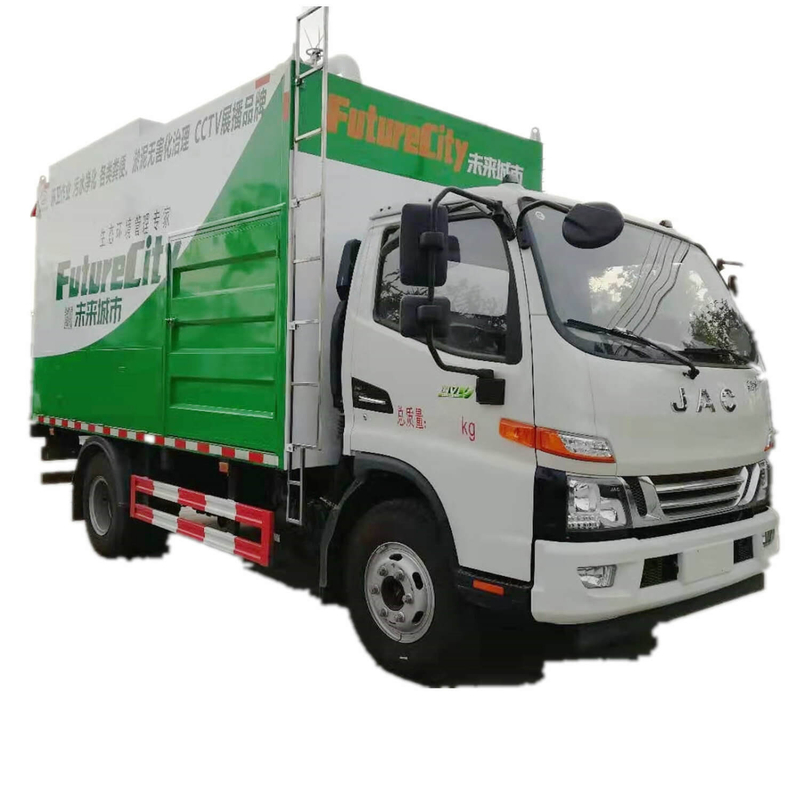 JAC Wastewater Purification Sewage Sludge Treatment Biosolids System Vacuum Sewer Cleaning Jetting Truck 