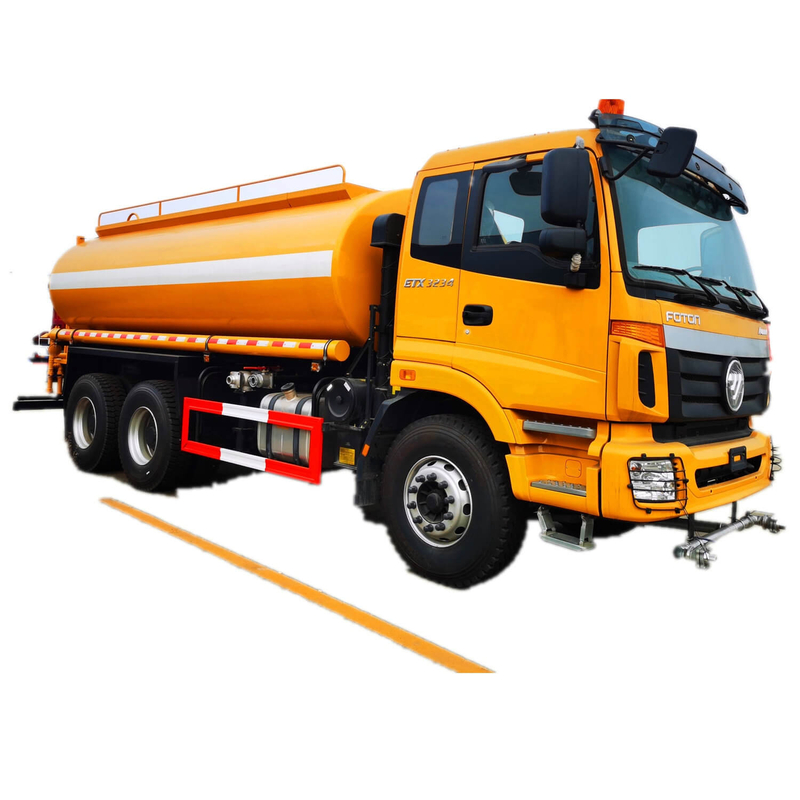  375HP Foton Auman 25ton Water Tank Truck with Front Spray Nozzles, Rear Water Sprinkler Cannon Two Sides Bowser for Dust Control
