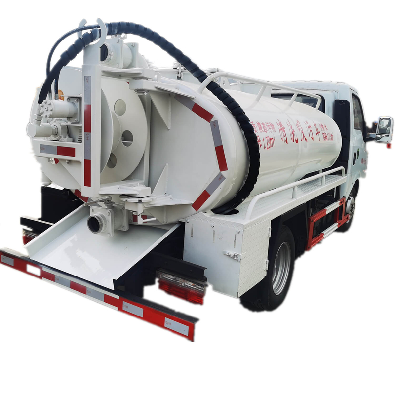 Mini 2T DFAC Septic Tank Trucks Combined Sewer Jetting Clean Water Tank 1m3 Sewage Tank 1m3