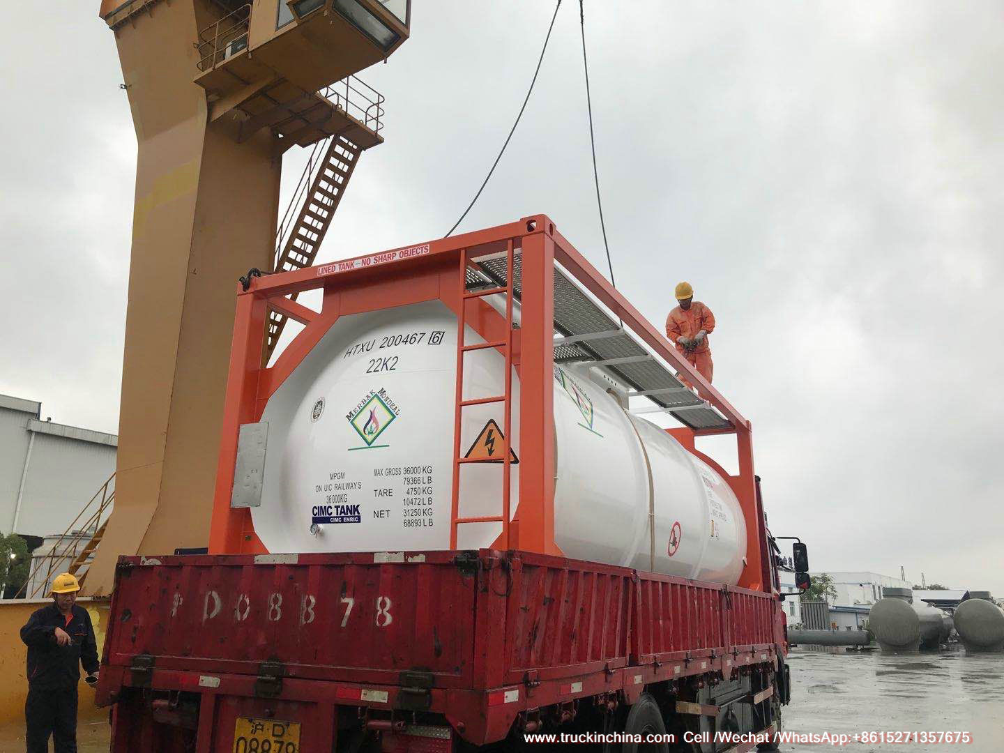 T14 isotank container offshore lined tank UN1789 UN1790 acid tank s (2)_1