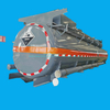 14MT Hydrochloric Acid Chemical / Acid Tank Trucks Body For Sale PE Liner 16mm 