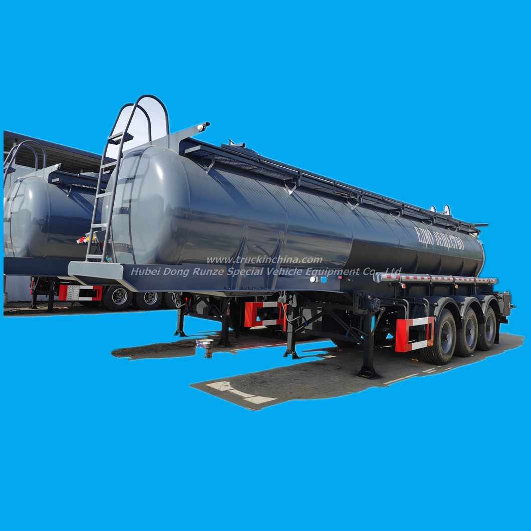 Lined PE petrochemical Hcl acid tanker trailer 24_1