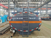 18MT Hydrochloric Acid Chemical / Acid Tanker Trucks Body Elliptical Tank For Sale PE Lined 16mm 