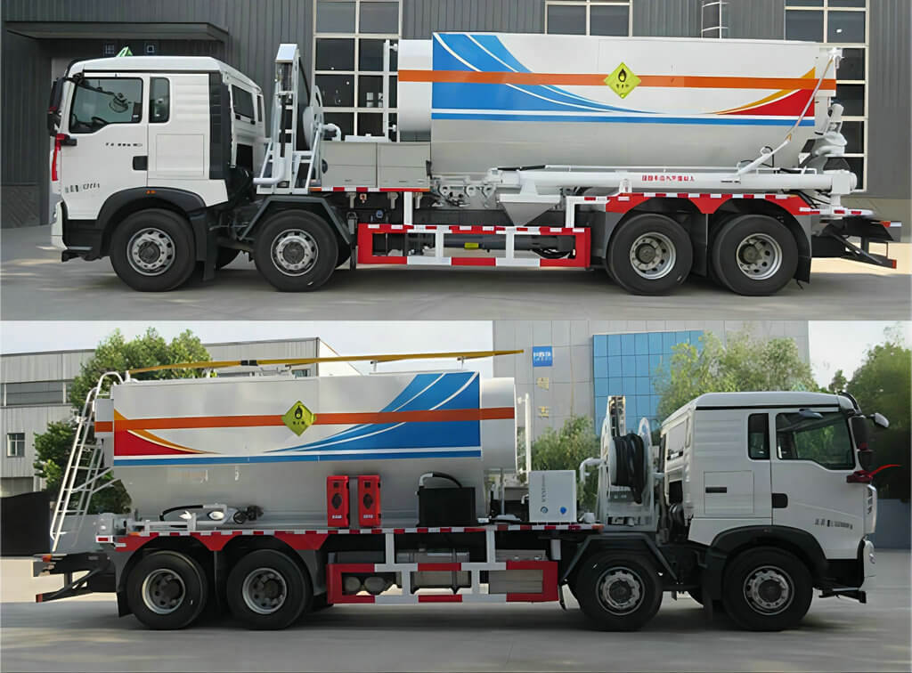 Heavy ANFO Explosive blended trucks (11)