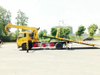 King Run Tilt Tray Rollback Flatbed Tow Truck with 8ton Recovery Hydraulic Winch 8ton Crane 