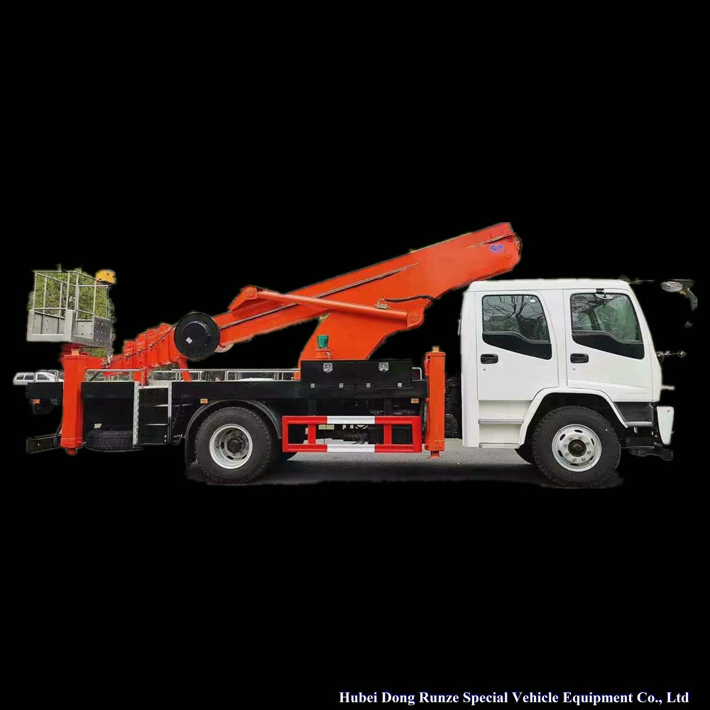 ISUZU Aerial Platform bucket Truck for manlift (5)