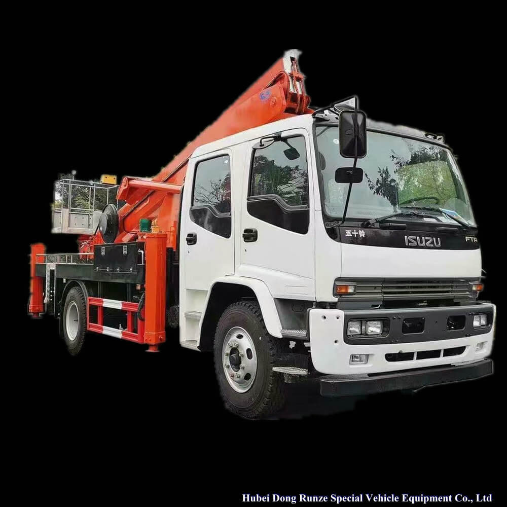 ISUZU Aerial Platform bucket Truck for manlift (24)