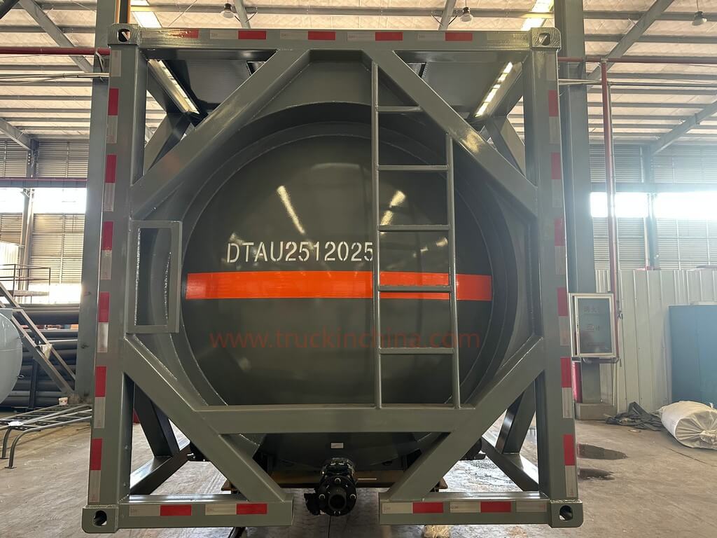 T14 PE Lined ISO Tank Container for Hydrogen Peroxide (H₂O₂) HCL,KOH Potassium Hydroxide (27)