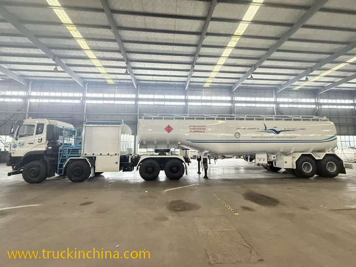 Aircraft Refueler 60T trailer truck (21)