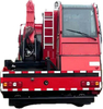 SHACMAN Emergency Rescue Fire Truck Mounted with Excavator