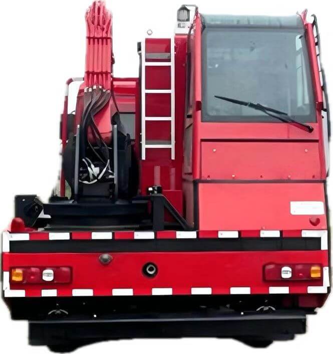 SHACMAN Emergency Rescue Fire Truck Mounted with Excavator