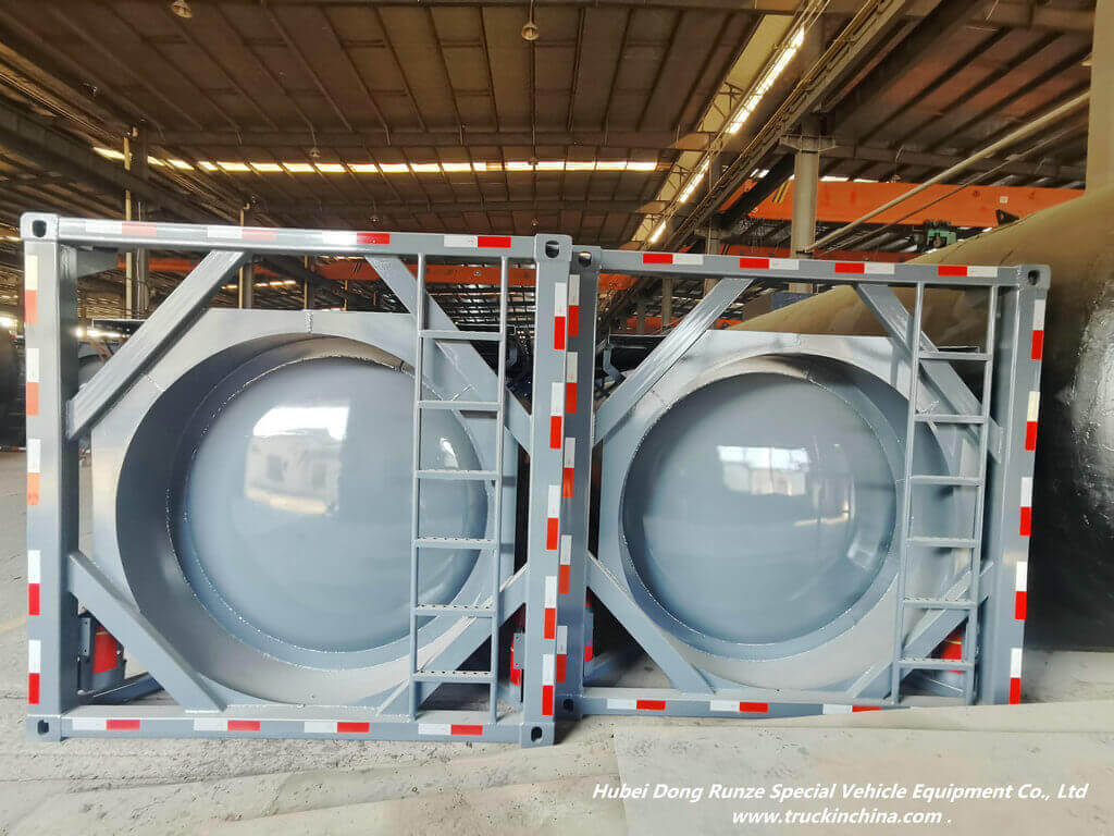 Lining PE Hydrochloric Acid iso tank container (6)