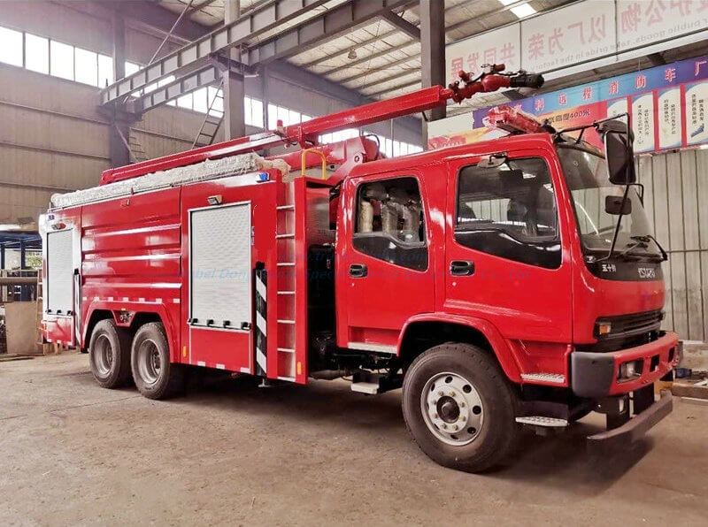 high jet 18m boom FVZ Fire Fighting Trucks (1)