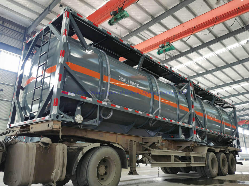 lined PE HCL Acid ISO Tank Container 20ft (9)