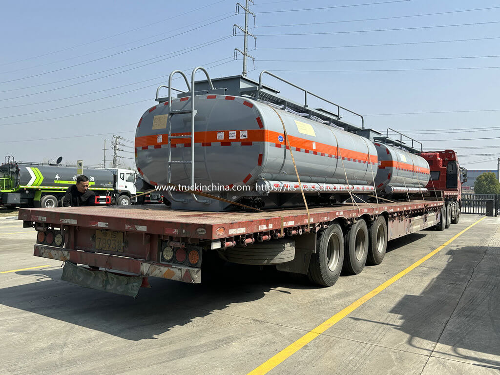 Steel Lined PE Plastic ISO Tank for Hydrochloric Acid (244)