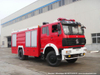 Beiben Water Foam Fire Fighting Truck off Road 4X4 Awd Fire Tender Fire Pumper (4500Liter Water 500Liter Foam Tank )