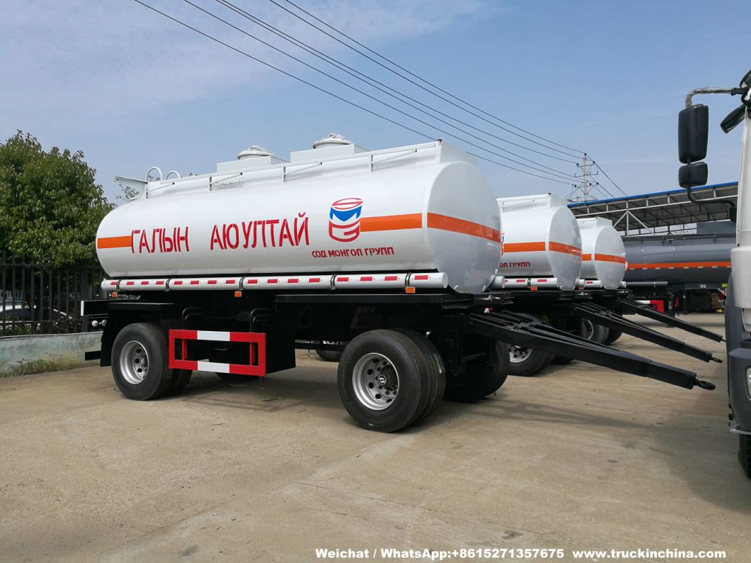 Customize 15t -25t Drawbar Oil Tanker Trailers (Tractor Dolly Trailer Full for Fuel/Water/Oil/Diesel Trailer Pup Tanker Truck)