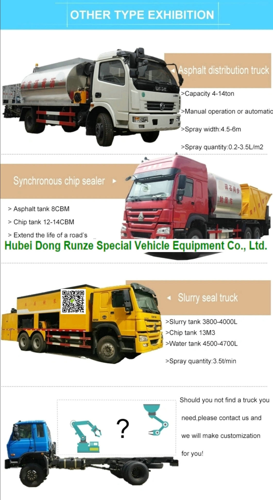 HOWO Synchronous Chipsealer (Sinotruk 9m3 Bitumen Tank and 14m3 Gravel Tank asphalt)