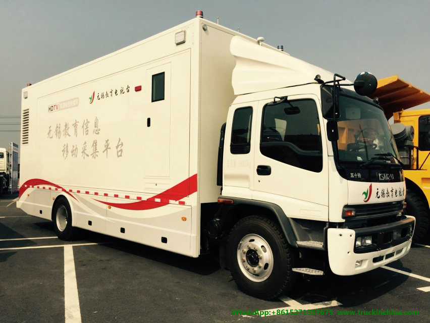 Isuzu HD Ob Van (4 HD HDTV Outdoor Broadcasting OB Van For TV Studio)