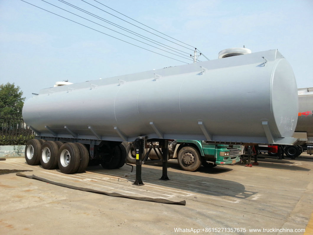 Customizing Acid Tanker Body Part for Trailer Transport (Steel Lined Plastic LLDPE 16mm Tank Capacity 22-36M3 Hydrochloric Acid Dilute Sulphuric Acid chemical)