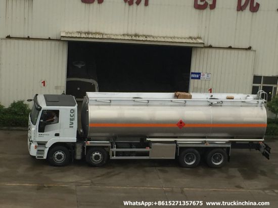 Dongfeng 12 Wheels Aluminum Alloy Fuel Tanker (8X4 Jet Oil Refueling Bowser 30cbm Diesel Delivery Refueling Truck)