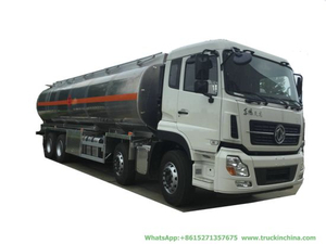 Dongfeng 12 Wheels Aluminum Alloy Fuel Tanker (8X4 Jet Oil Refueling Bowser 30cbm Diesel Delivery Refueling Truck)