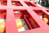 Modular Trailer Multi Axle 4 Lines 8 Axle Lowbed Semi Trailer 100t