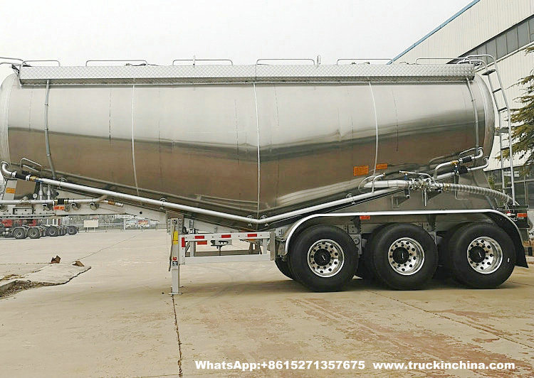 Customizing Aluminum Alloy Bulk Cement Tanker (Transport Fly Ash, Flour, Powder Material)
