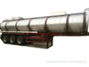 Nitric Acid Tanker Trailer Used for Transporting Nitric Acid Acetic Acid (Made Of Pure Aluminum, 2-3 Axles Road Tanker)