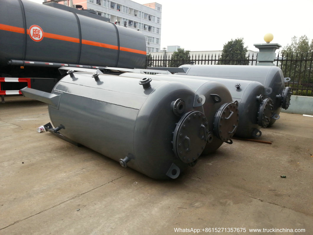 Customize Chemical Reactor Tank Acid Tower (10m3 -120 M3 Acid Storage Tank Mixing Tank Lined Reactor)