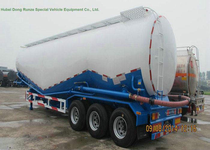 Customizing Heavy Duty 50t-70t Bulk Cement (Fly Ash, Flour, Powder Material) Transport Tanker Truck Semi Trailer