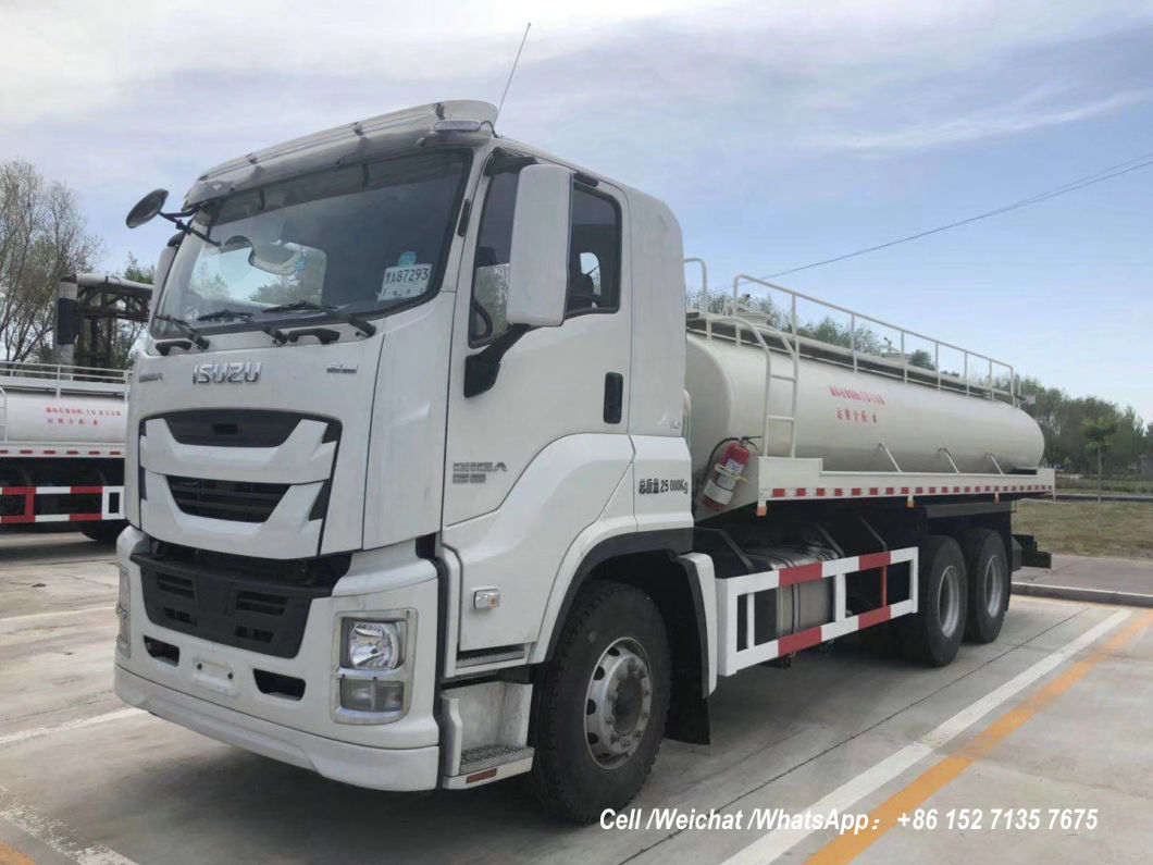 Isuzu-Truck Mounted Water Bowser (Water Tank Sprinckle for Drinking Water And Non Drinking Water - Wast water 15m3 -20m3)