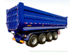 4 Axle 45 Cubic Meters Clinker and Gravel Tipper Trailer 60t~90t for Africa