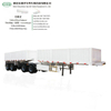 Customized 4 -6 Axles Double Dolly Full Trailer with 5th Wheels (Interlink Trailer Combination 2 Trailers)