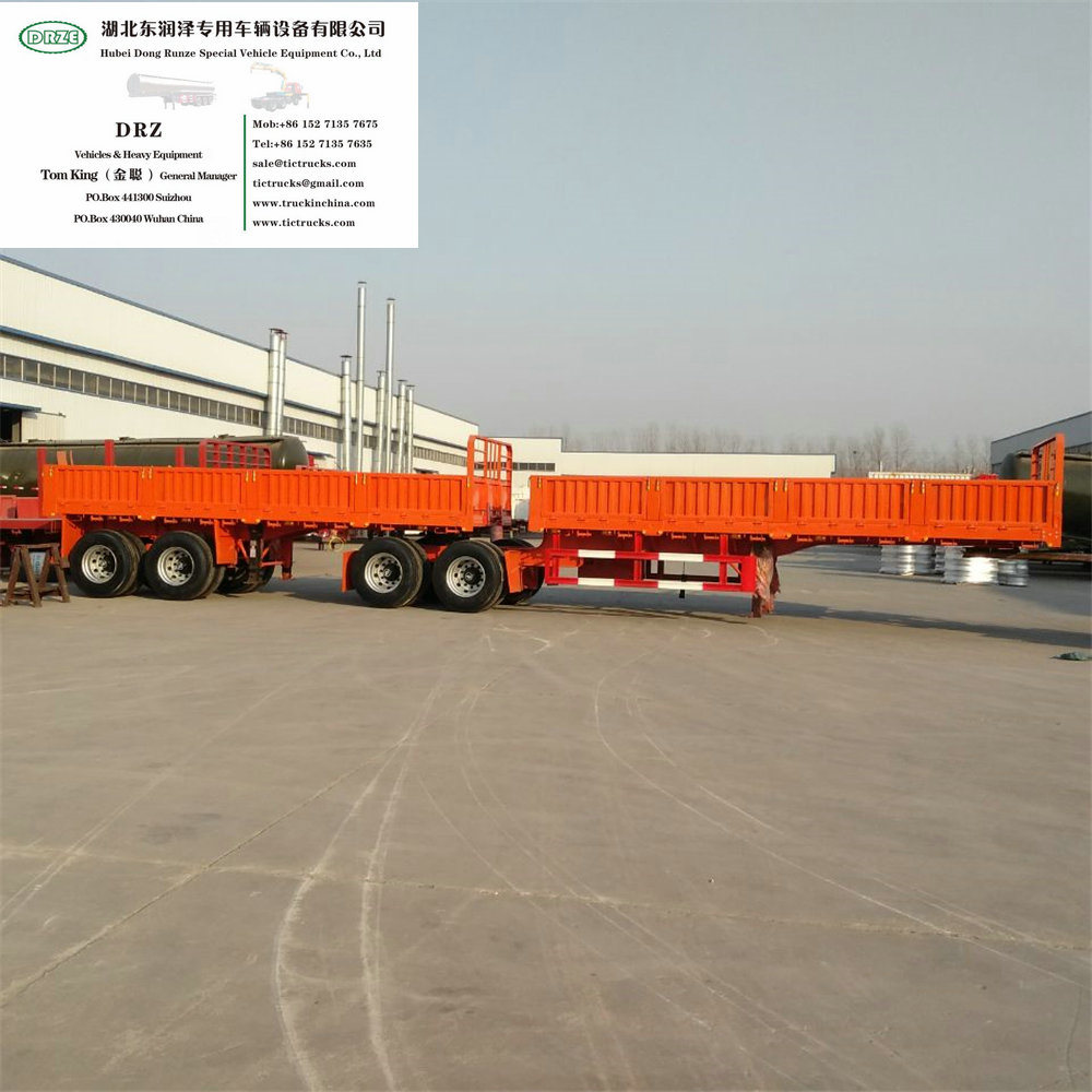 Customized Double Combination Interlink Trailer (Dolly 2-6 Multi Axles 20T -80Tone)